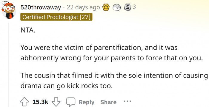This is a clear case of negligence on the parents' part, and they didn't even bother to ask their son, who was taking care of him, if he was okay with it.