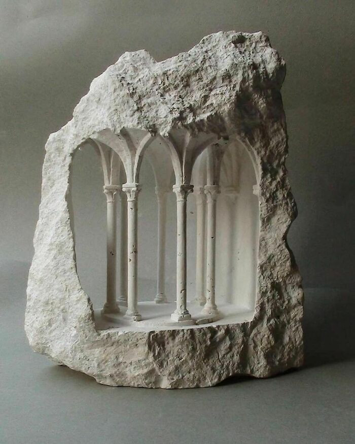 42. This Mini Architectural Sculpture By Matthew Simmonds⁠