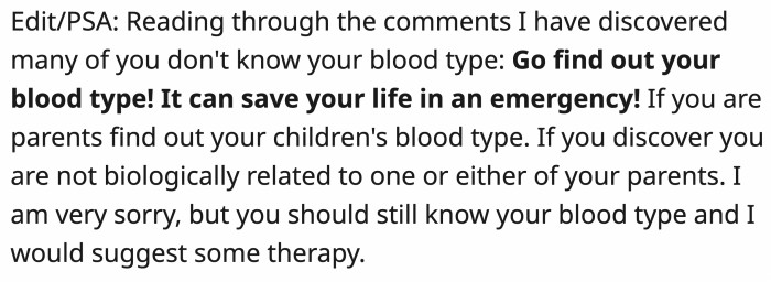 ... and she has a PSA for all of us.