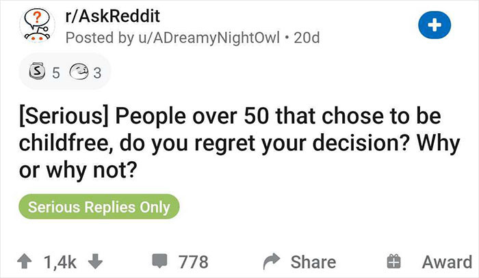 A serious question that requires serious replies