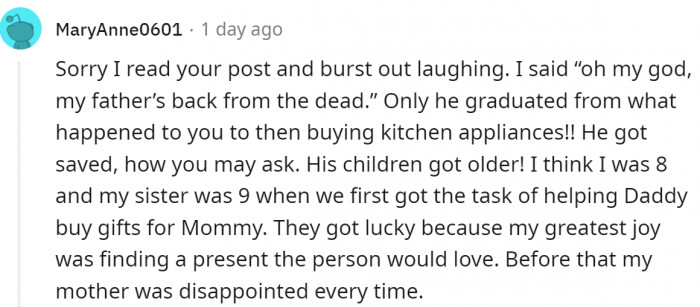 Some were reminded of their fathers...