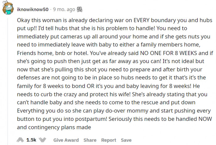 Others agree MIL's stepping boundaries.