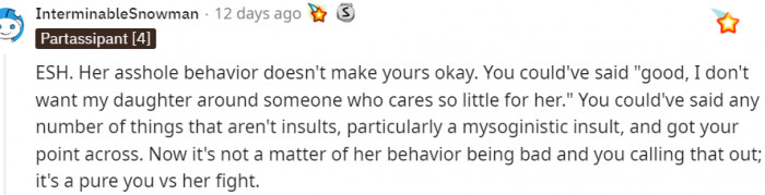 It is now a pure you versus your sister fight