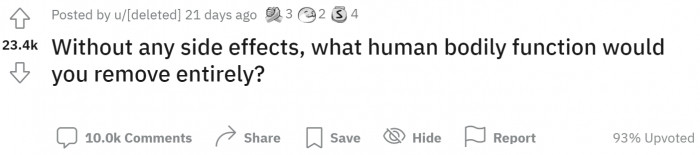So this is the big question: what would we all change about our bodies?