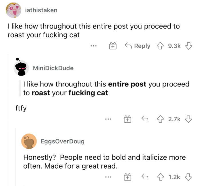 Here’s how the Reddit community reacted to u/SacrosanctSofa‘s story: