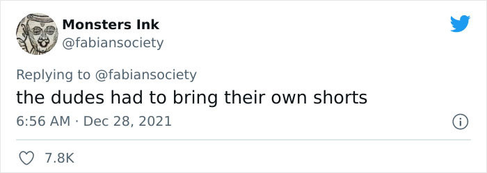 They brought their own shorts