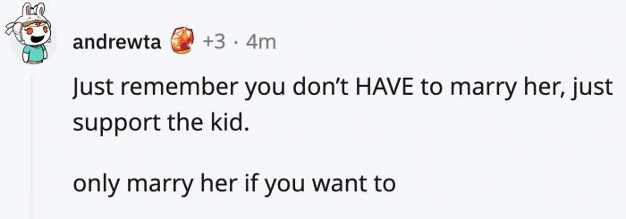 Yes, don't get married for the wrong reasons!