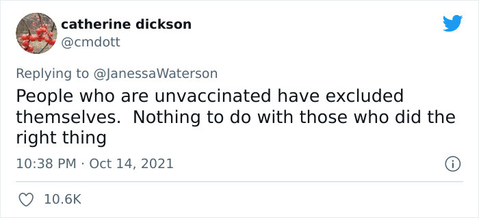 4. Nothing to do with the people who did the right thing