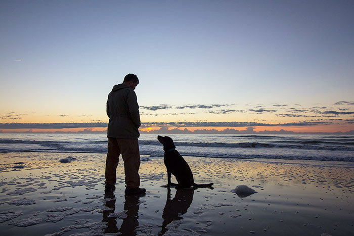 From the time Bella passed until late March of 2017, Robert spread her ashes across the United States. He said:
