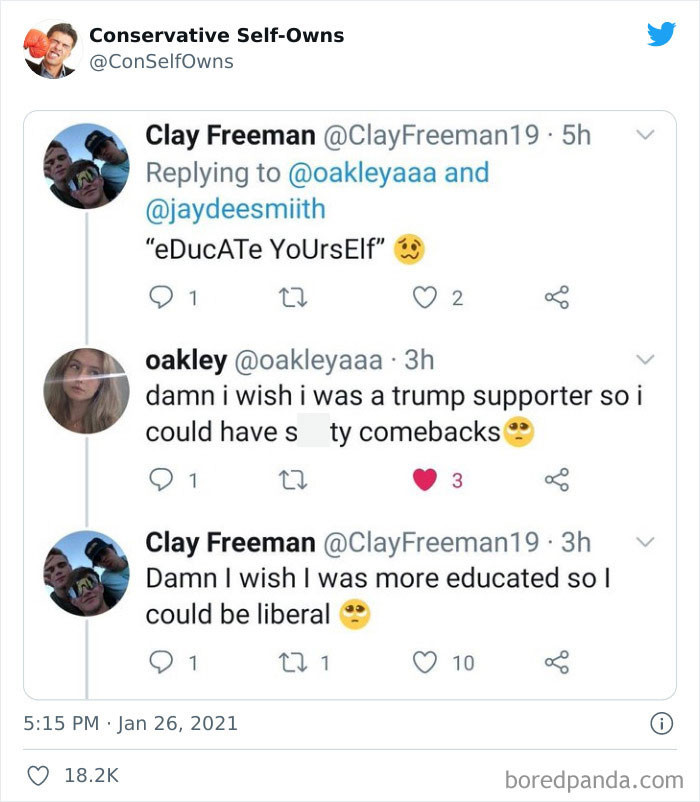 15. I want to be a liberal...