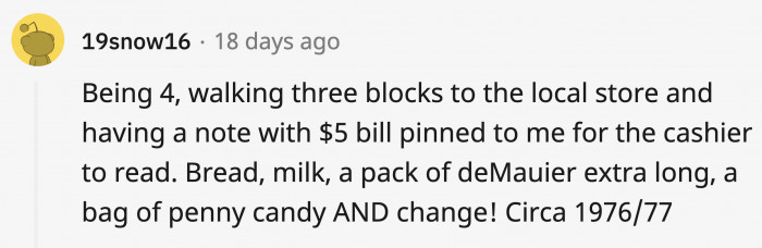 6. Parents allowing their toddlers to go to the corner store unsupervised.