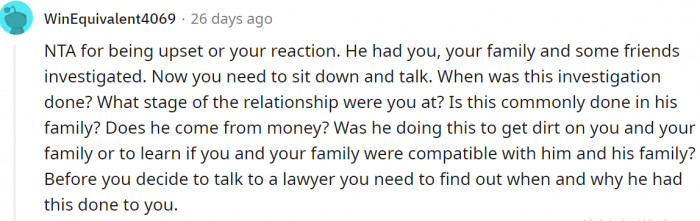 When the investigation was done, and why he did that - The questions that bother everyone.