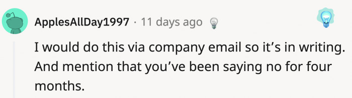 Stronger evidence in case things are prolonged.