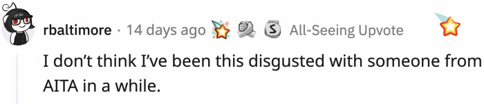 Even by AITAH standards, OP behaved very poorly