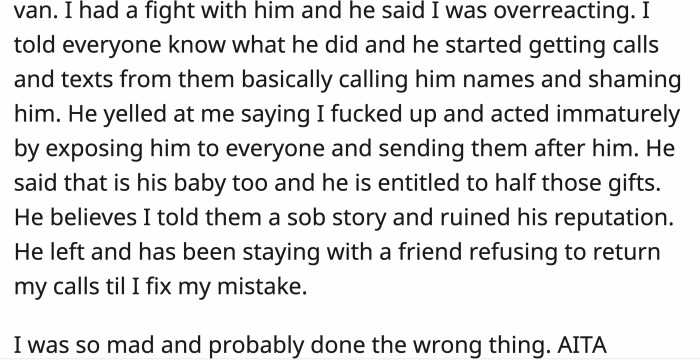 What kind of friend is this? What kind of husband is this?