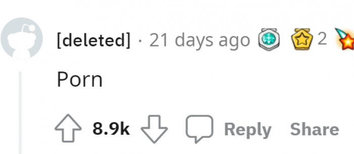 21. The fact that this isn't actually the top comment...