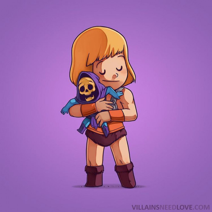 3. He-Man and Skeletor