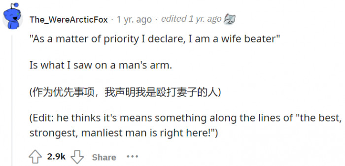 6. This may have been done on purpose.