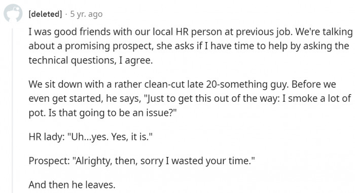 At least he was still polite about it?