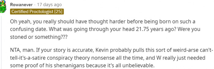 That's a funny way to put it, but okay...