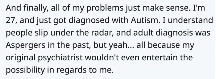 ...you’ll find someone who clicks.