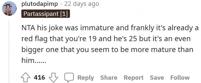 Others agree it's a red flag.