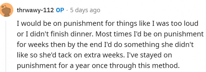 And the reply was disturbing.