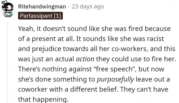 It was more than just because of a Christmas present!