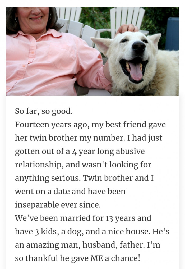 26. Good thing you both gave each other a chance.