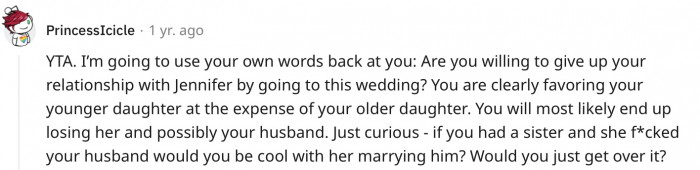 Would you just get over it?