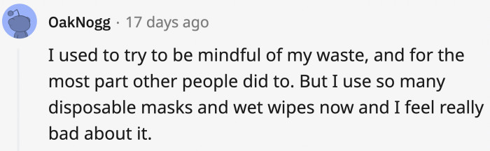 32. So much waste because everything is disposable now