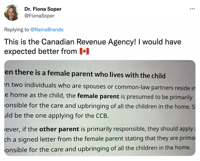 This may seem like it gives the mother control over decisions, but it limits their ability to be career-driven or pursue related interests.