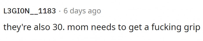 Her response to the couple was completely unnecessary.