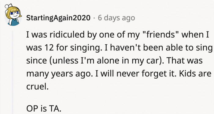 Kids can be cruel, and unless they understand the impact of their words, they might continue to wreak havoc