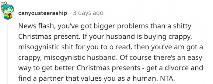 Some people think that there are bigger problems in this marriage.