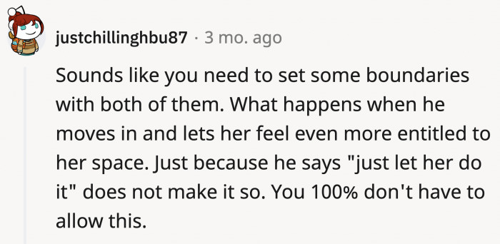 Al's mom is a prime example of a person who should be told NO.