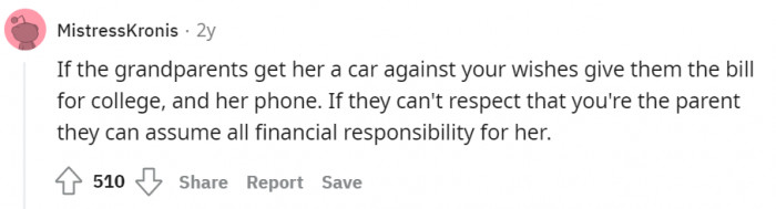 Well, she certainly has a valid point.