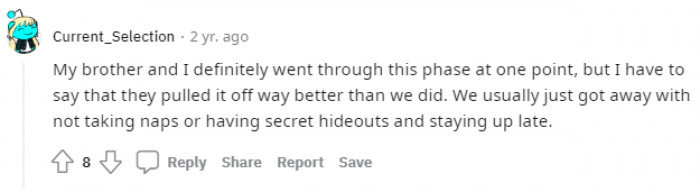 21. Reminiscing on the good old days