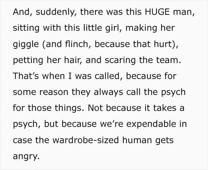 The medical staff were unsure what exactly to do about this newfound friendship.