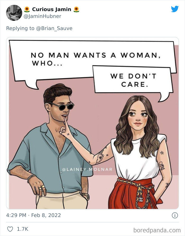 #4 Honestly, we don't care at all what you have to say next to this phrase