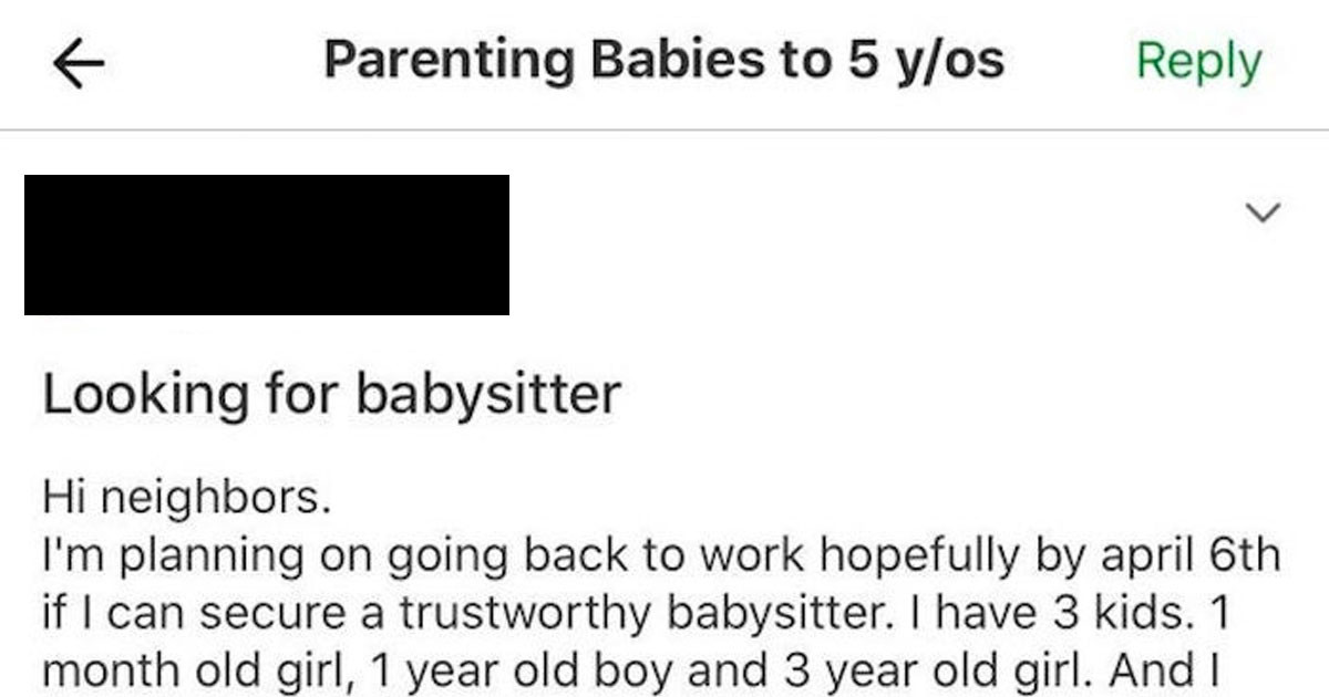 People Can’t Believe This Mom Is Willing To Pay Babysitter Just $3 Per Hour To Watch Her 3 Kids