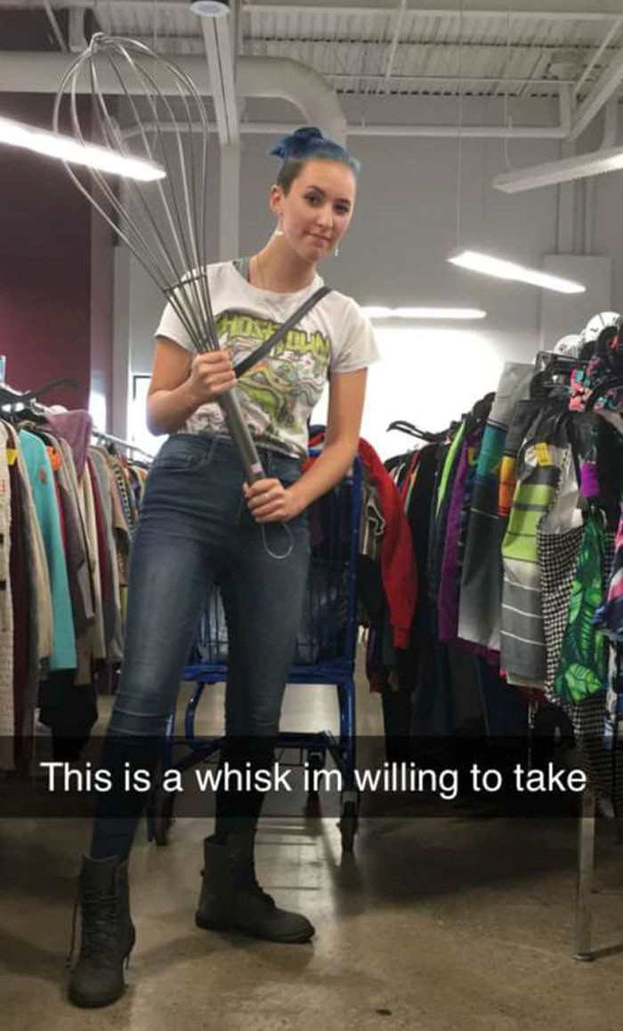 Yes, you guessed it right! She brought it home!