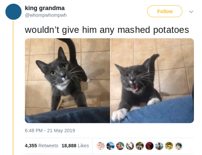 Bruce wanted mashed potatoes...
