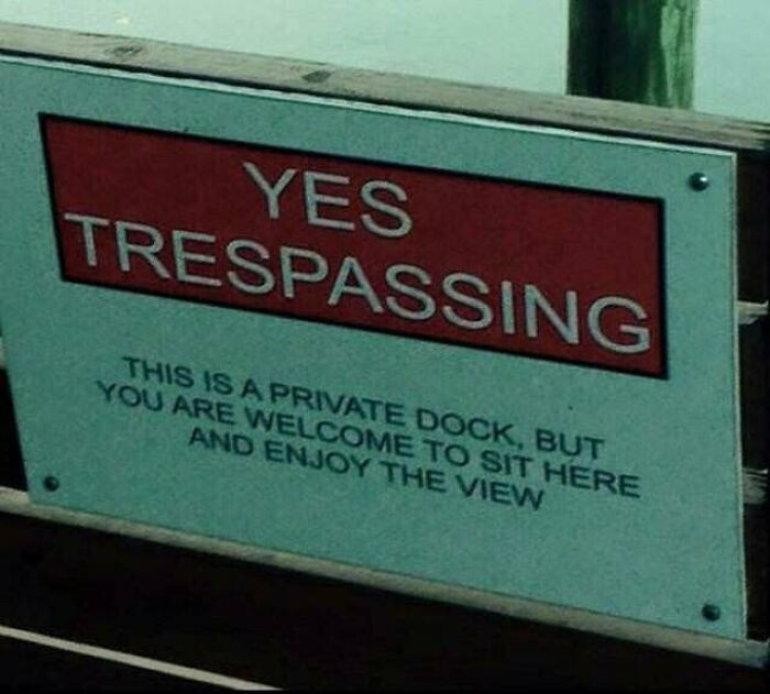 41. The beautiful view is free for all.