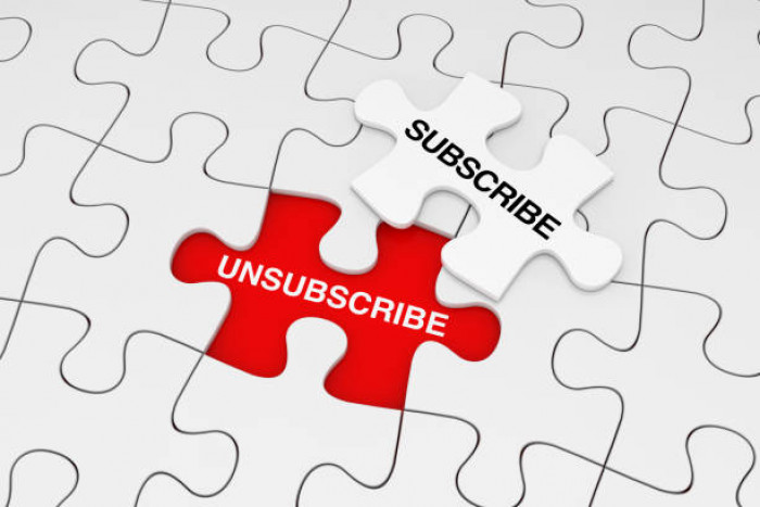 7. The real purpose of that unsubscribe button