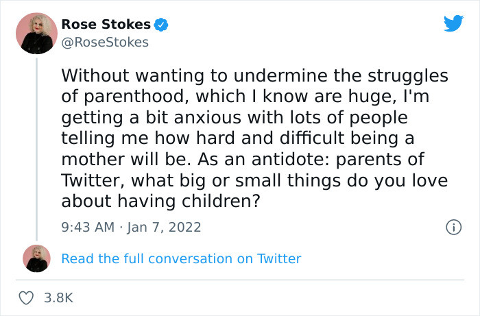 She wanted to dispel the negative thoughts.