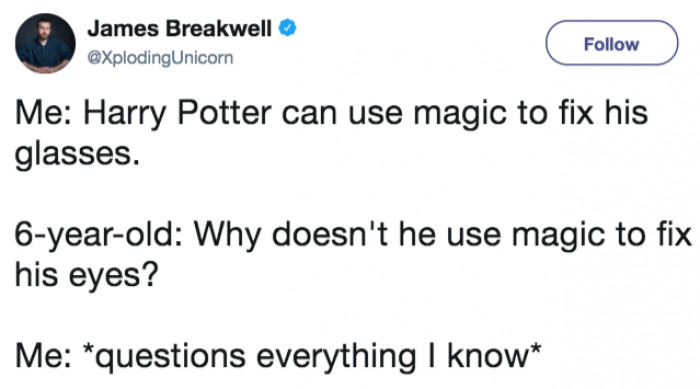 I never thought I'd say this, but the 6-year-old has a point.