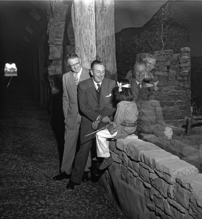 The opening of the Grand Canyon Diorama at Disneyland Park in in 1958
