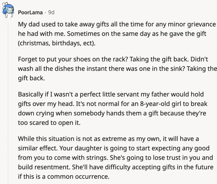 This Is a True Testament of How OP's Daughter Would See Him If He Keeps This Up