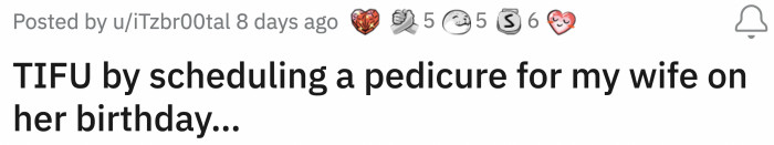 This is the post by OP in the subreddit